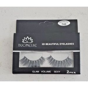 2 Pack Duomeijie 3D Cosmetics Winged & Polished Luxe Lash Kit